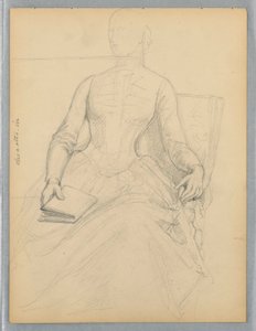 Esquisse de femme assise