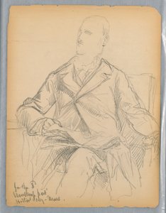 Esquisses pour le portrait de M. Winthrop pour la société historique, Mass.
