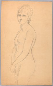 Nu féminin debout - Daniel Huntington