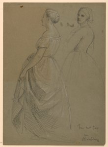 Étude de Mme Jay pour "The Republican Court" (Jour de réception de Lady Washington)