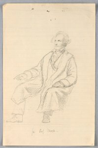 Étude de Samuel F. B. Morse pour "Groupe scientifique"