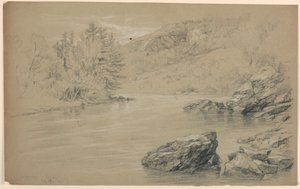 La rivière Androscoggin à Gorham, New Hampshire