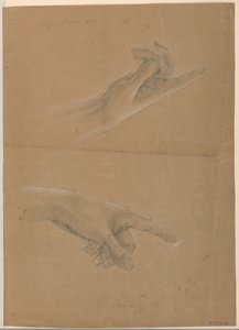 Deux études de main pour l