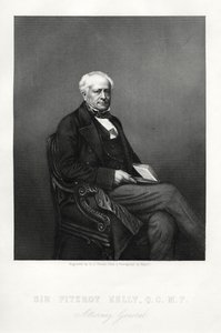 Sir Fitzroy Kelly, juge anglais, c1880 - Daniel John Pound