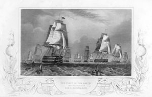 La Flotte dans la Baltique, sous le Commandement de Sir Charles Napier - Daniel John Pound