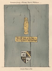 Plaque de laiton pour John Skevington de l