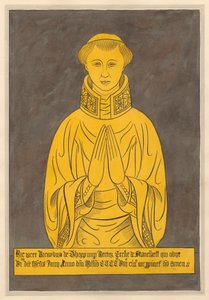Plaque de laiton pour Richard de Thorp, de l