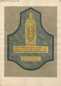 Plaque de laiton pour Thomas Symons de l