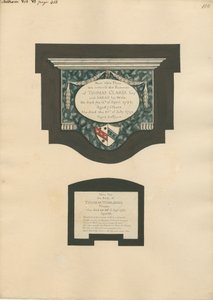 Mémorial à Thomas Clarke et sa femme Sarah et Thomas Worlidge de l