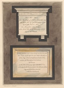 Mémoriaux à Cyrus Maigre, Ann Maigre et Henry et Margaret Cooper de l