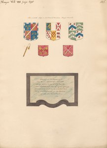 Vitrail ancien dans la fenêtre de la chapelle et mémorial au révérend Anthony Hilton de Hayes