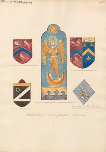 Vitrail dans les fenêtres de l