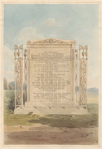 Tombe de Philip James de Loutherbourg, du cimetière de Chiswick - Daniel Lysons