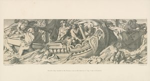 Le navire de Harold échoué sur la côte normande, dans le territoire de Guy, comte de Ponthieu