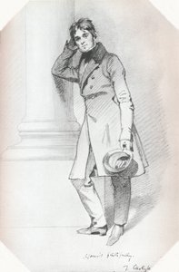Portrait de Thomas Carlyle, historien et philosophe, vers 1830 - Daniel Maclise
