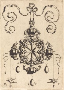 Grand pendentif en forme de roue
