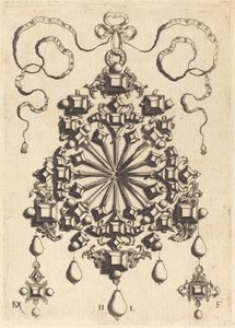 Grand Pendentif avec Étoile au Centre