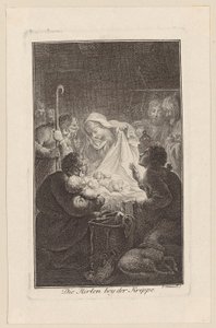 Adoration des bergers - Daniel Nikolaus Chodowiecki
