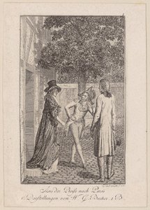 Du voyage à Paris - Daniel Nikolaus Chodowiecki