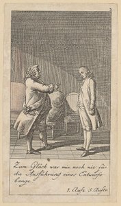 Planche 3 pour «Intrigue et amour» de Schiller - Daniel Nikolaus Chodowiecki