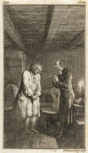 Illustration pour « Léonard et Gertrude ou les coutumes du village » de Henry Pestalozzi - Daniel Nikolaus Chodowiecki