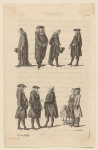 Costume des prédicateurs berlinois - Daniel Nikolaus Chodowiecki