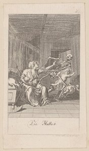 Mère, feuille 1 de la série « La Danse de la mort » - Daniel Nikolaus Chodowiecki