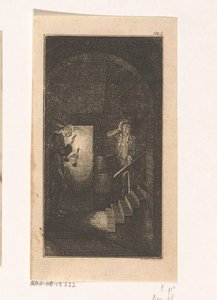 Sebaldus Nothanker dans la cave - Daniel Nikolaus Chodowiecki