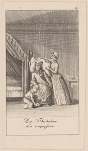 Participation, planche 3 de la série « Sincérité et hypocrisie » - Daniel Nikolaus Chodowiecki