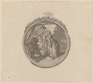 Vignette de titre pour le roman de chevalerie « Palmerin von Oliva » - Daniel Nikolaus Chodowiecki