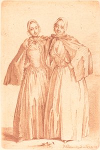 Deux dames debout (Demoiselles Quantin)