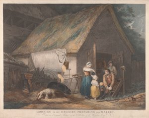 Animaux [une paire] : 1. Matin ou les Higlers se préparant pour le marché - Daniel Orme