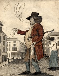 Vendeur de ballades, début du 19ème siècle