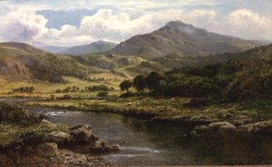 Paysage de rivière des Highlands
