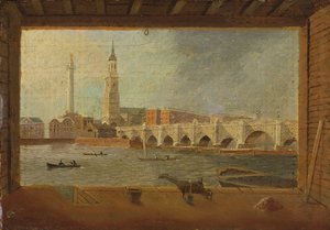 Vue du pont de Londres - Daniel Turner