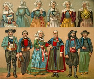 Costume national français, fin du 19e siècle