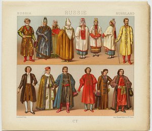 Costume russe, 1880