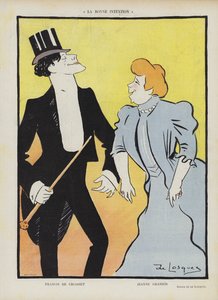 Dramaturge et librettiste français François de Croisset et chanteuse et actrice Jeanne Granier