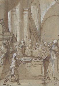 Raymond Diocrès parlant pendant ses funérailles de la vie de Saint Bruno de Cologne