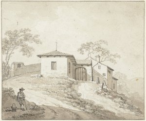 Petite église ou monastère près de Bologne - Daniël Dupré