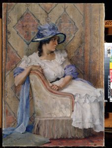 Femme en blanc