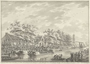 Arrivée des Amstellodamois à Utrecht, 1787 - Daniël Kerkhoff