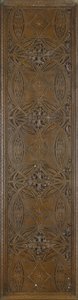 Frise avec motifs botaniques stylisés et bordure foliacée classique, vers 1893 - Dankmar and Sullivan Louis Adler