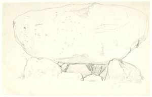 Un dolmen à Brandsø - Dankvart Dreyer