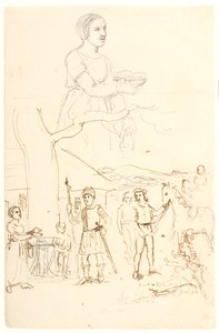 Niels Ebbesen reçoit la vie de la femme pauvre - Dankvart Dreyer