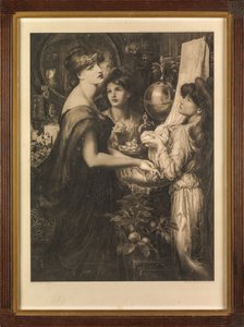 La Bella Mano - Dante Gabriel (after) Rossetti