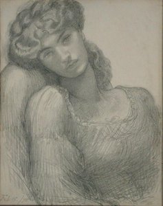 Mme Morris (1839-1914) - Dante Gabriel Charles Rossetti