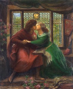 Paolo et Francesca da Rimini - La Divine Comédie de Dante Alighieri - Dante Gabriel Charles Rossetti