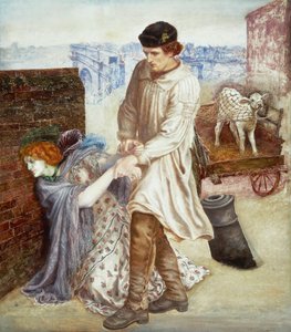 Redécouvert Un fermier venu en ville pour vendre son veau tente de relever une jeune prostituée malade au teint cadavérique 1865-1869