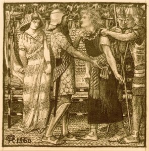 Joseph accusé devant Potiphar - Dante Gabriel Charles Rossetti